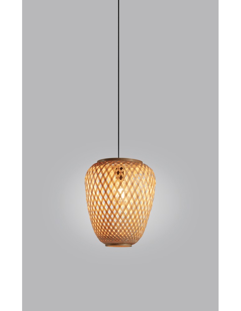 MDC Lampa wisząca KABAS naturalny ø19,5cm 1xE27 579335501