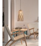 MDC Lampa wisząca MALI naturalny, czarny ø25cm 1xE27 579355401