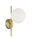 MDC Lampa ścienna RONDO mosiądz mat 1xE27 ø15 cm 578066101