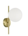 View MDC Lampa ścienna RONDO mosiądz mat 1xE27 ø15 cm 578066101