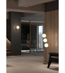 MDC Lampa ścienna RONDO mosiądz mat 1xE27 ø15 cm 578066101