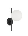 View MDC Lampa ścienna RONDO czarny mat 1xE27 Ø15cm 578069101