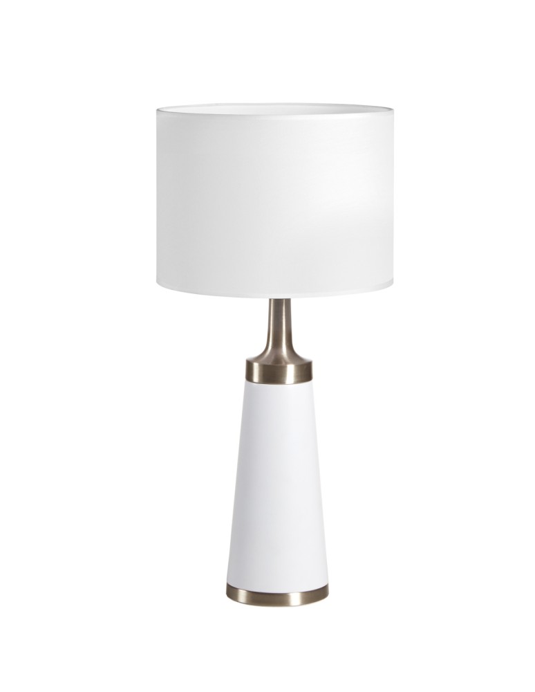 MDC Lampa stołowa GAEL biały 1xE27 abażur biały 580958104