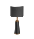 MDC Lampa stołowa GAEL czarny 1xE27 abażur czarny 580959104