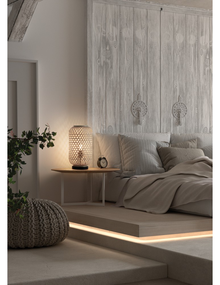 MDC Lampa stołowa INDIA Ø24,5 naturalny 1xE27 580235501