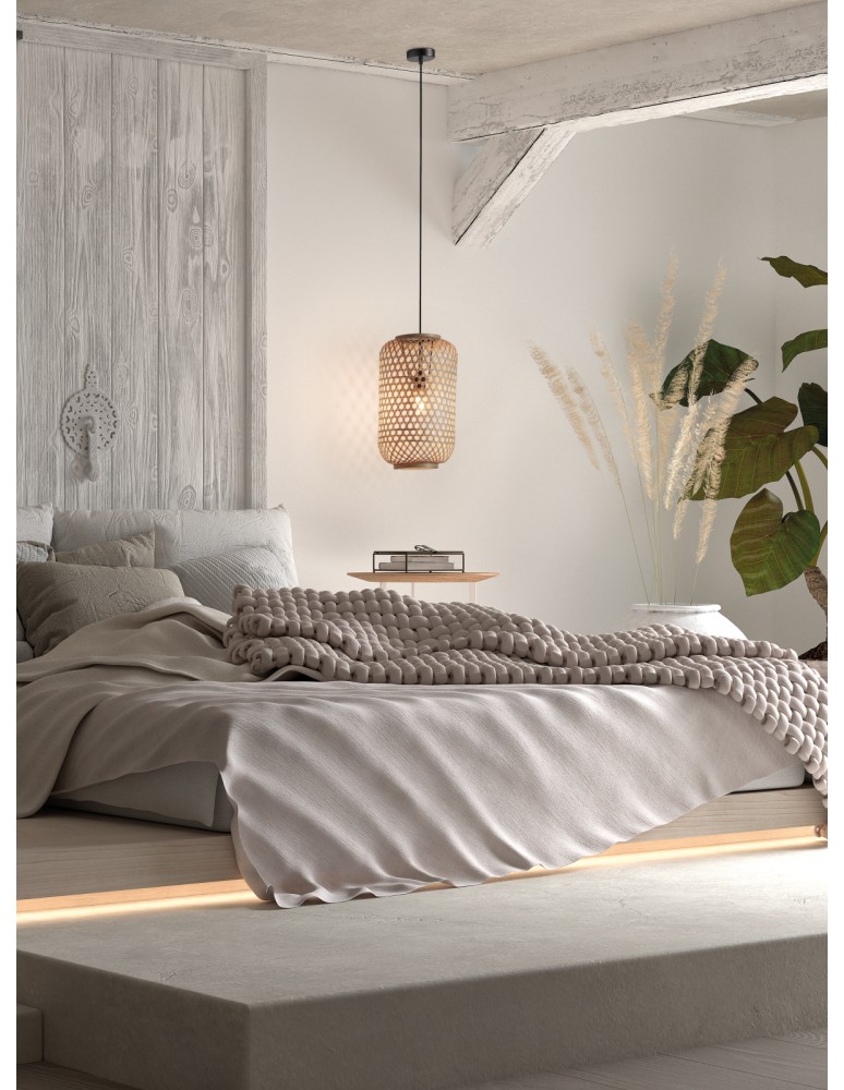 MDC Lampa wisząca INDIA Ø24,5 naturalny 1xE27 580225501