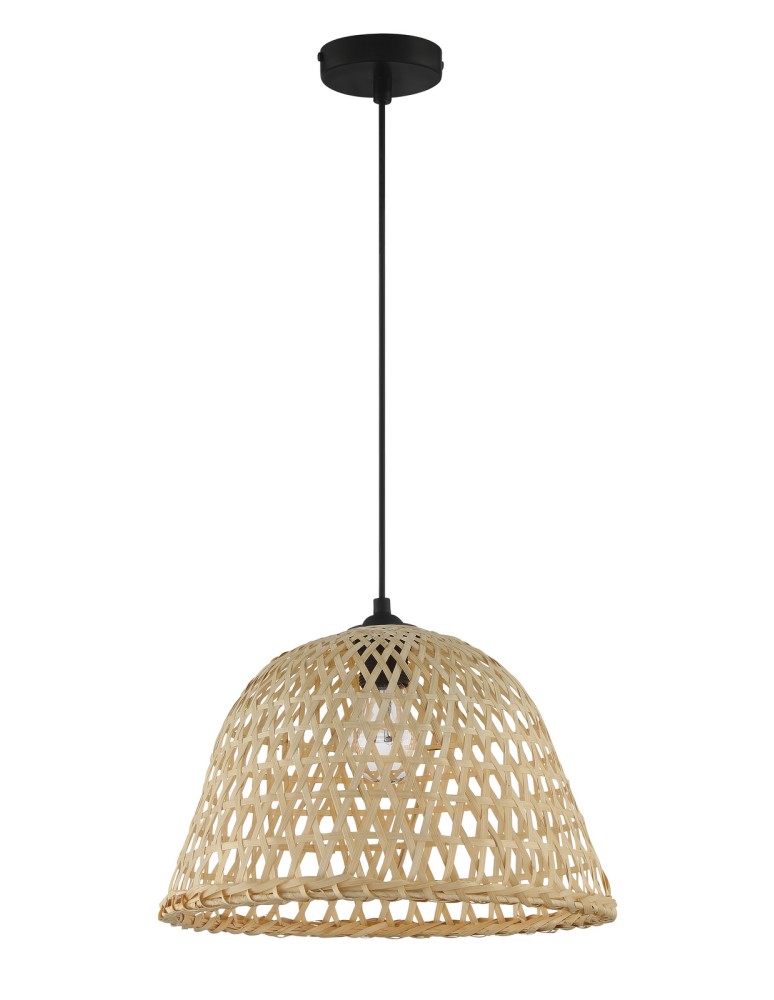 MDC Lampa wisząca DAVID naturalny bambus Ø35cm 1xE27 580215501