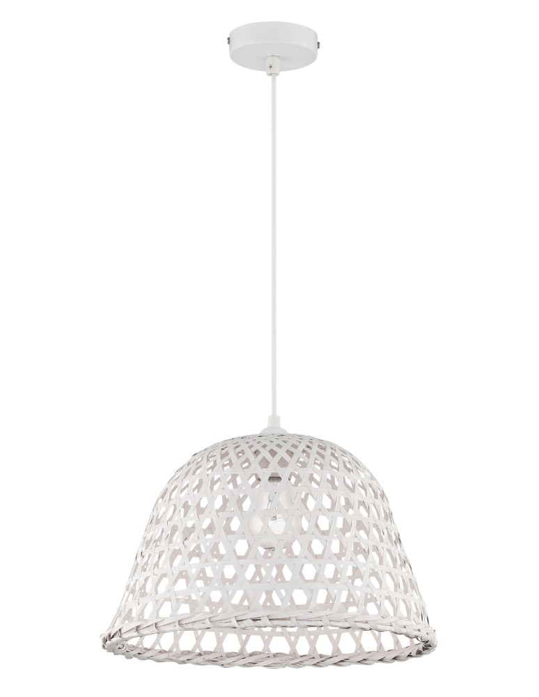 MDC Lampa wisząca DAVID biały Ø35cm 1xE27 580218101