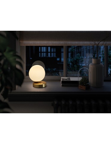 MDC Lampa stołowa PUNT mosiądz mat 1xE27 włącznik dotykowy 580316101 - product 2
