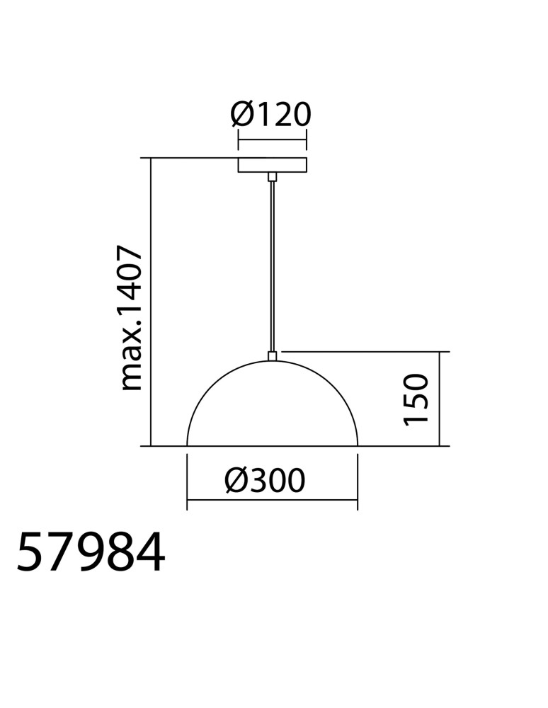 MDC Lampa wisząca GOKO koralowy Ø30cm 1xE27 579842001