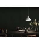 MDC Lampa wisząca RITA biały, chrom matowy Ø210 1xE27 579868301