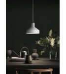 MDC Lampa wisząca RITA biały, chrom matowy Ø210 1xE27 579868301