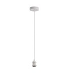 MDC Lampa wisząca SOLO biały 1xE27 1,20m kabel tekstylny 579878001