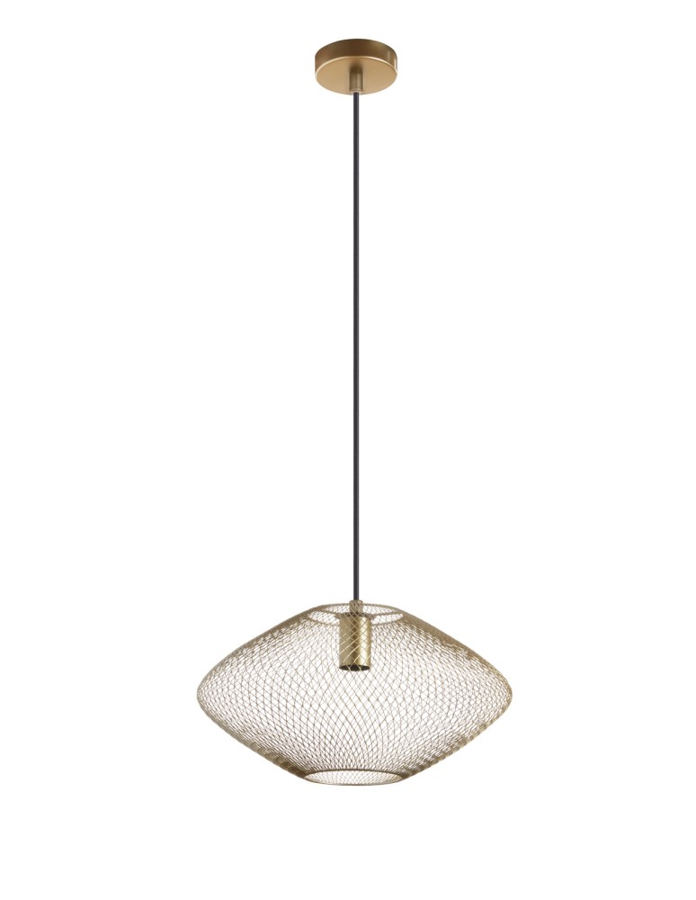 MDC Lampa wisząca ALAN złoty Ø37cm 1xE27 580201001