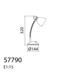 MDC Lampa stołowa AINE czerwony 1xE27 577905101