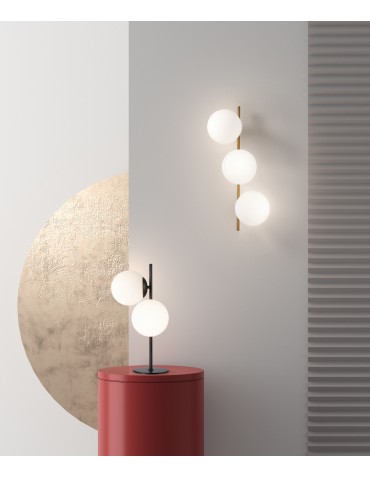 MDC Lampa stołowa RONDO czarny mat 2xE27 15cm 578059101 - produkt 2