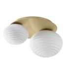 MDC Lampa sufitowa CIAO mosiądz mat 1xE27 Ø24 1xE27 Ø18 588946101