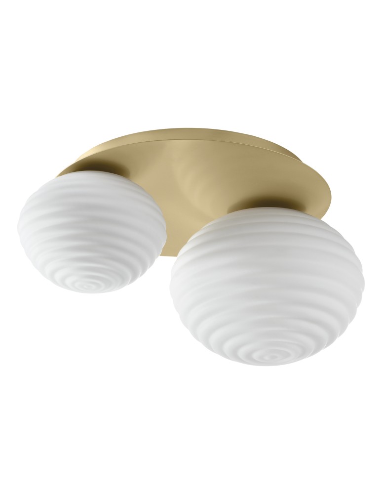 MDC Lampa sufitowa CIAO mosiądz mat 1xE27 Ø24 1xE27 Ø18 588946101