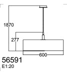 MDC Lampa wisząca DISCO 60 ciemny brązowy 4xE27 565913017