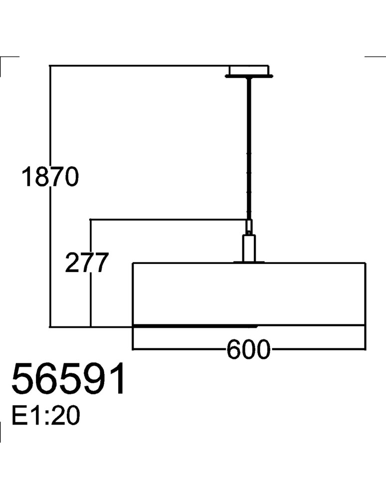 MDC Lampa wisząca DISCO 60 ciemny brązowy 4xE27 565913017