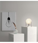 MDC Lampa stołowa NEIL szary 1xE27 579203001