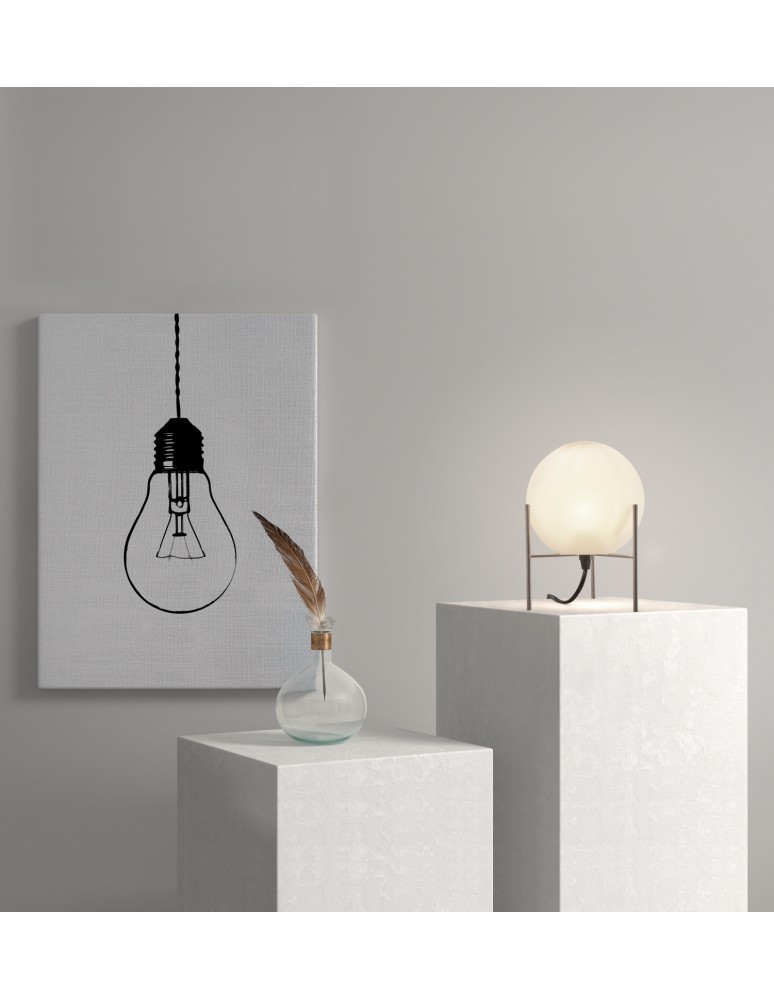 MDC Lampa stołowa NEIL szary 1xE27 579203001