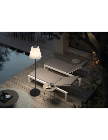MDC Lampa podłogowa zewnętrzna BONDI SOLAR IP44 czarny 5W 3000K+RBG+PILOT ładowanie solarne 588459102 - product 2