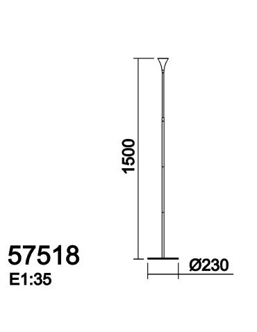 MDC Lampa podłogowa CALA czarny LED 5W 4000K ruchoma 575189020 - product 2
