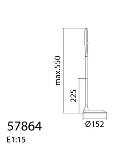 MDC Lampa stołowa MAGI 5W 4000K 500lm czarny, włącznik dotykowy, ściemnianie, ładowarka indukcyjna 578649102 - product 2