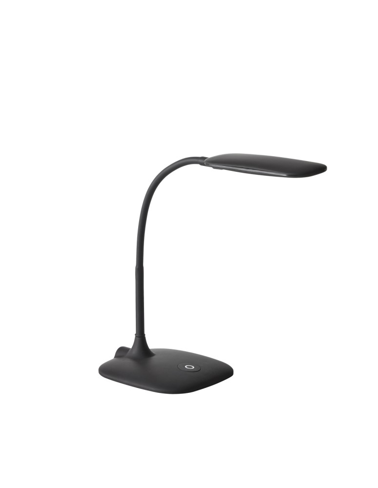 MDC Lampa stołowa BET czarny LED 6,5W 4000K 530lm ściemnianie dotykowe 3 tryby, elastyczna 575519001