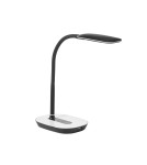 MDC Lampa stołowa LENA czarny LED 6,5W 4000K 530lm ściemnianie 3 tryby, ładowarka USB 575527301