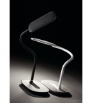 MDC Lampa stołowa LENA czarny LED 6,5W 4000K 530lm ściemnianie 3 tryby, ładowarka USB 575527301