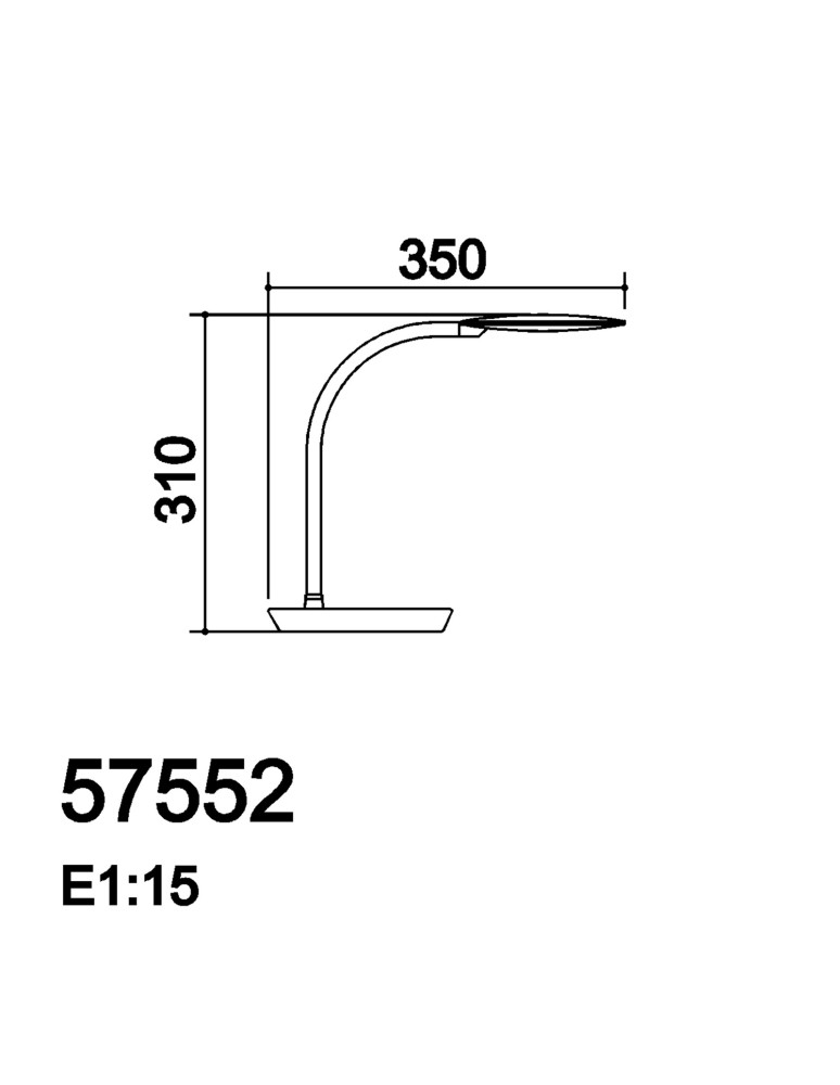 MDC Lampa stołowa LENA biały LED 6,5W 4000K 530lm ściemnianie 3 tryby, ładowarka USB 575528301