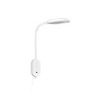 MDC Lampa ścienna ROBIN biały 10W 540lm CCT zmienna barwa, ściemniacz 3 stopniowy, ładowarka USB 578178102