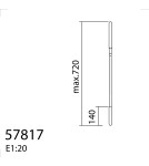 MDC Lampa ścienna ROBIN biały 10W 540lm CCT zmienna barwa, ściemniacz 3 stopniowy, ładowarka USB 578178102