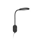 MDC Lampa ścienna ROBIN czarny 10W 540lm CCT zmienna barwa, ściemniacz 3 stopniowy, ładowarka USB 578179102