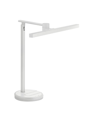 MDC Lampa stołowa RUPIT biały 10W 600lm CCT zmienna barwa, ściemnianie, ładowarka USB 578188102