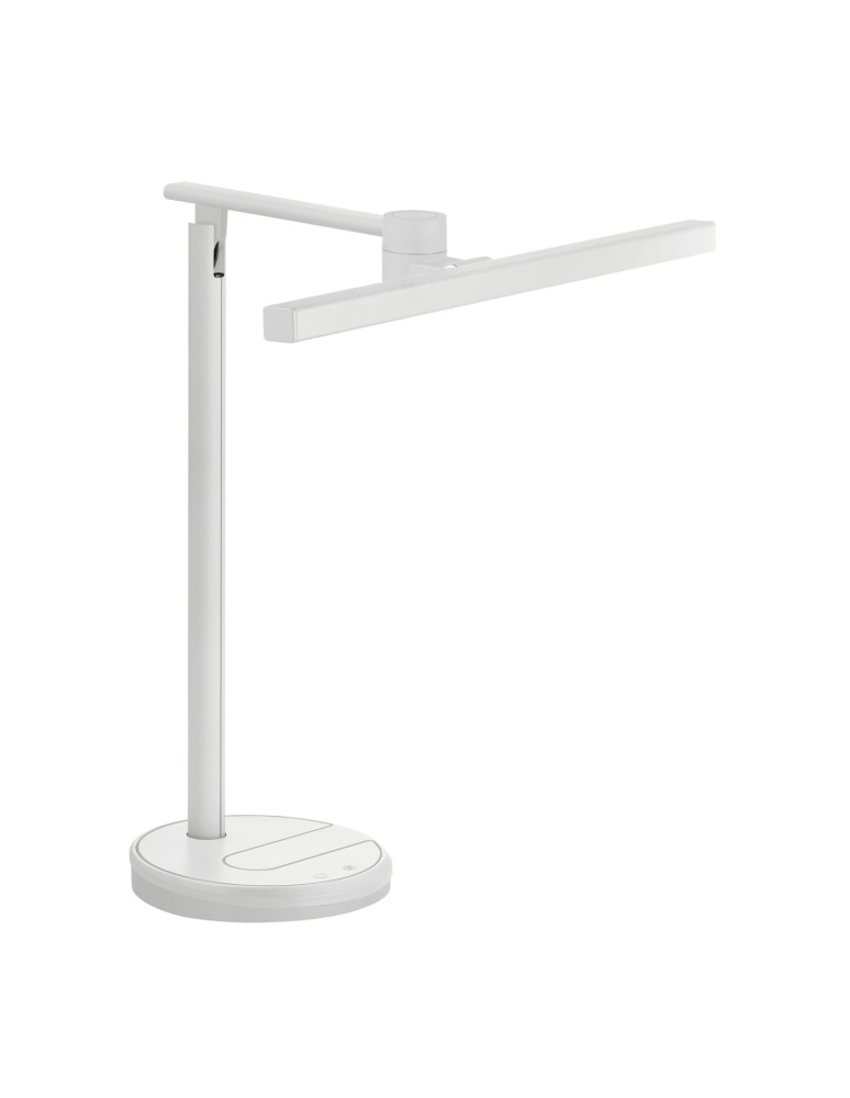 MDC Lampa stołowa RUPIT biały 10W 600lm CCT zmienna barwa, ściemnianie, ładowarka USB 578188102