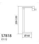 MDC Lampa stołowa RUPIT biały 10W 600lm CCT zmienna barwa, ściemnianie, ładowarka USB 578188102