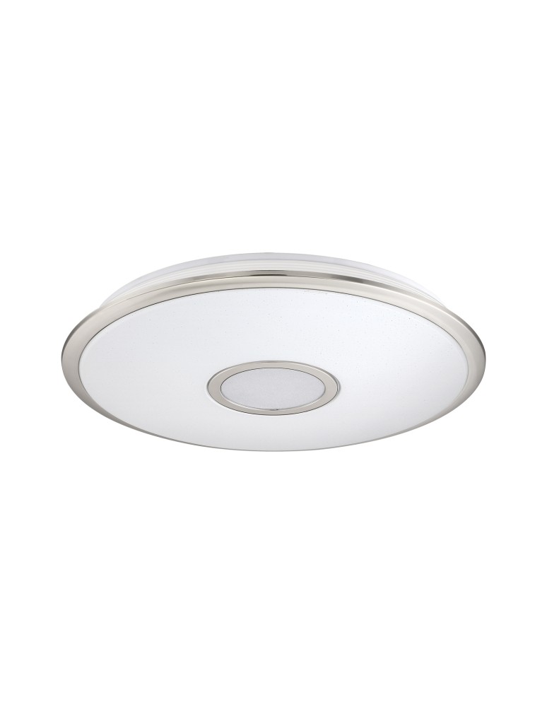 MDC Lampa sufitowa NILO ø42cm LED 30W 3000-6000K z pilotem (biały z gwiazdami, chrom matowy) 576173503