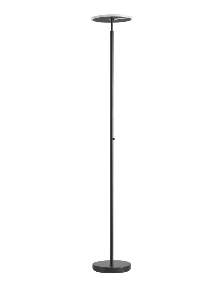 MDC Lampa podłogowa VEGA S czarny 40W 3000K ściemniacz z włącznikiem 580889102