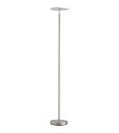 MDC Lampa podłogowa VEGA S chrom matowy 40W 3000K ściemniacz z włącznikiem 580883502