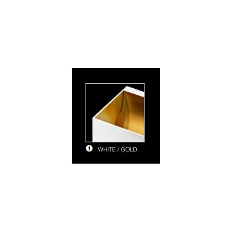 Azzardo MARS WHITE/GOLD 1xG9 Ścienna Biały/Złoty AZ1090