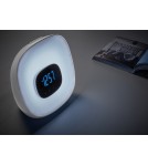 MDC Lampa stołowa z radiem RADIO LED 9W biały, zegar, zmienna barwa 2700K + RGB 578608102