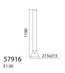MDC Lampa podłogowa ARIEL 6W zmienna barwa RGB 579163002