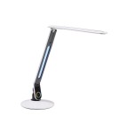MDC Lampa stołowa PLEK czarny, biały LED 12W 5000K+RGB, ładowarka USB, ściemnianie 3 tryby 523122502