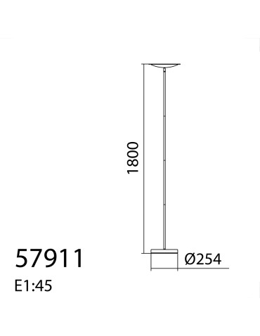 MDC Lampa podłogowa KATI S LED 20W 3000K mosiądz antyczny, ruchoma, wysokość 180cm 579114302 - product 2