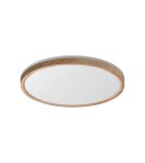 MDC Lampa sufitowa OSONA drewniany naturalny LED 26+6W Ø32 CCT 3000-4000-5000K (przód), tył wyłącznie wyłącznie 3000K (zm