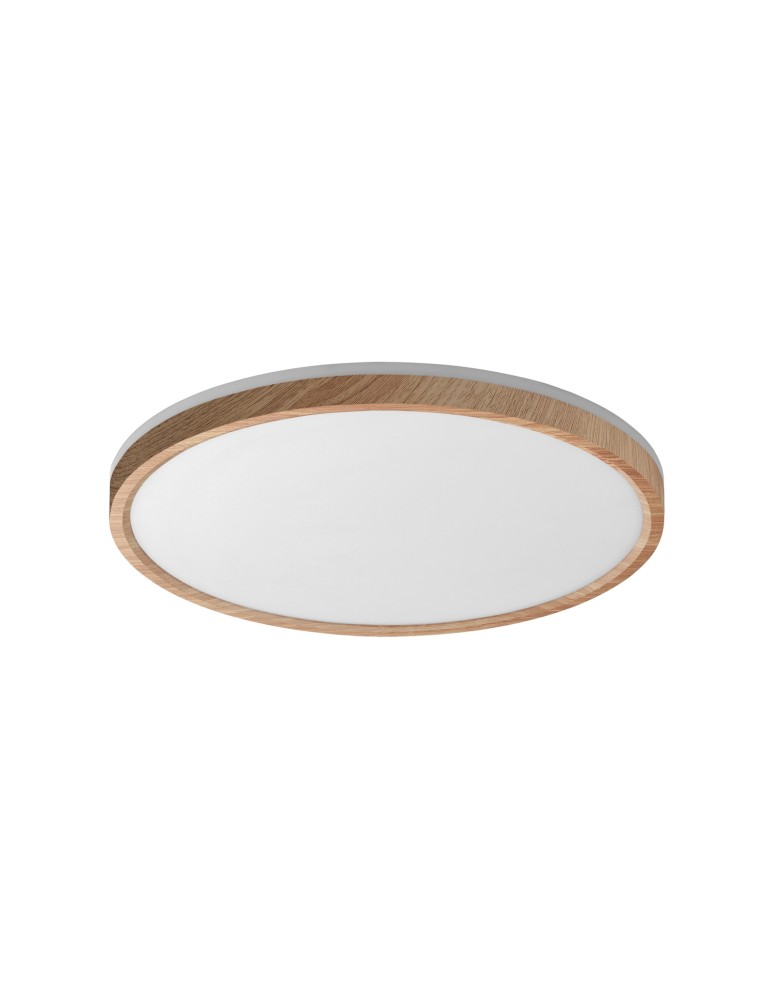 MDC Lampa sufitowa OSONA drewniany naturalny LED 26+6W Ø32 CCT 3000-4000-5000K (przód), tył wyłącznie wyłącznie 3000K (zm