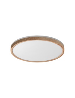 MDC Lampa sufitowa OSONA drewniany naturalny LED 26+6W Ø32 CCT 3000-4000-5000K (przód), tył wyłącznie wyłącznie 3000K (zm
